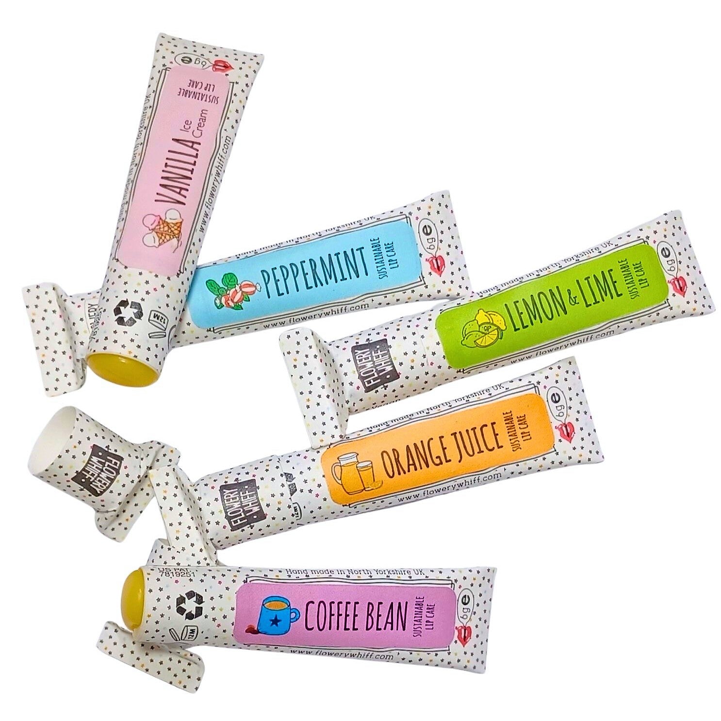Five flavours of Sustainable Lip Care