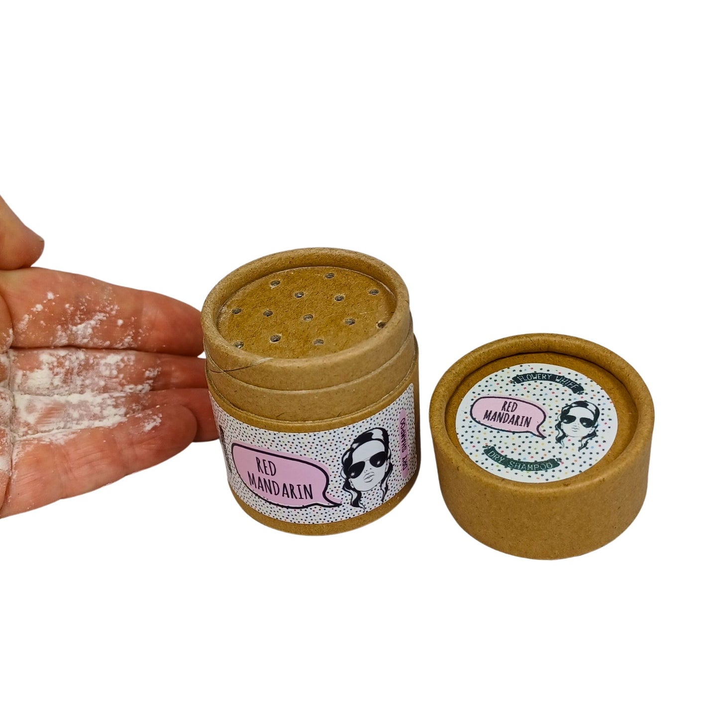 Red Mandarin - Brush-In Dry Shampoo Shaker Pot