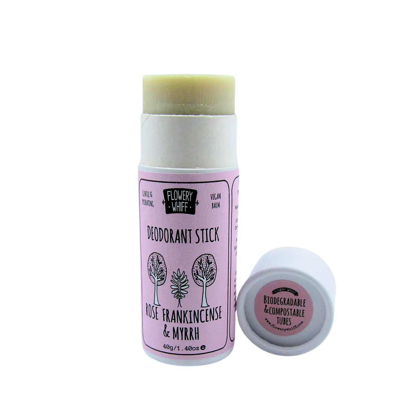 Rose Frankincense & Myrrh Vegan Deodorant Stick