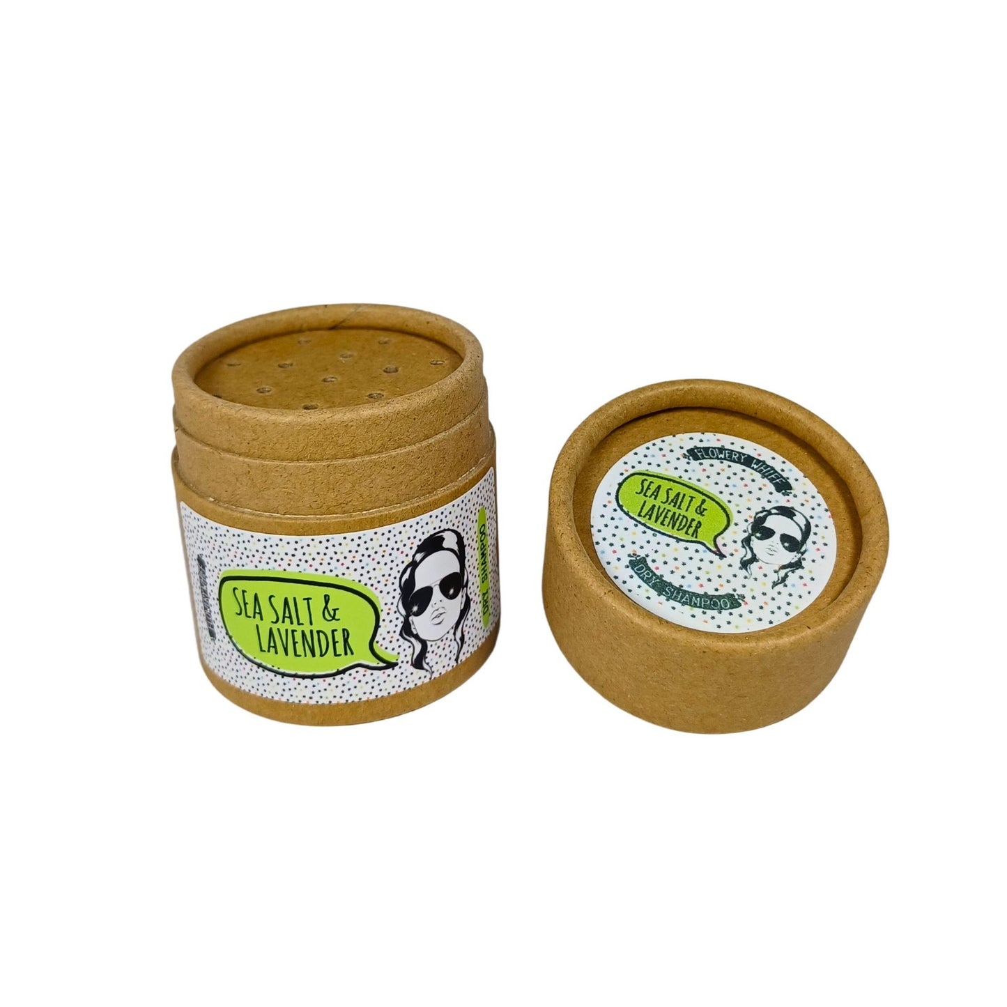 Sea Salt & Lavender - Brush-In Dry Shampoo Shaker Pot