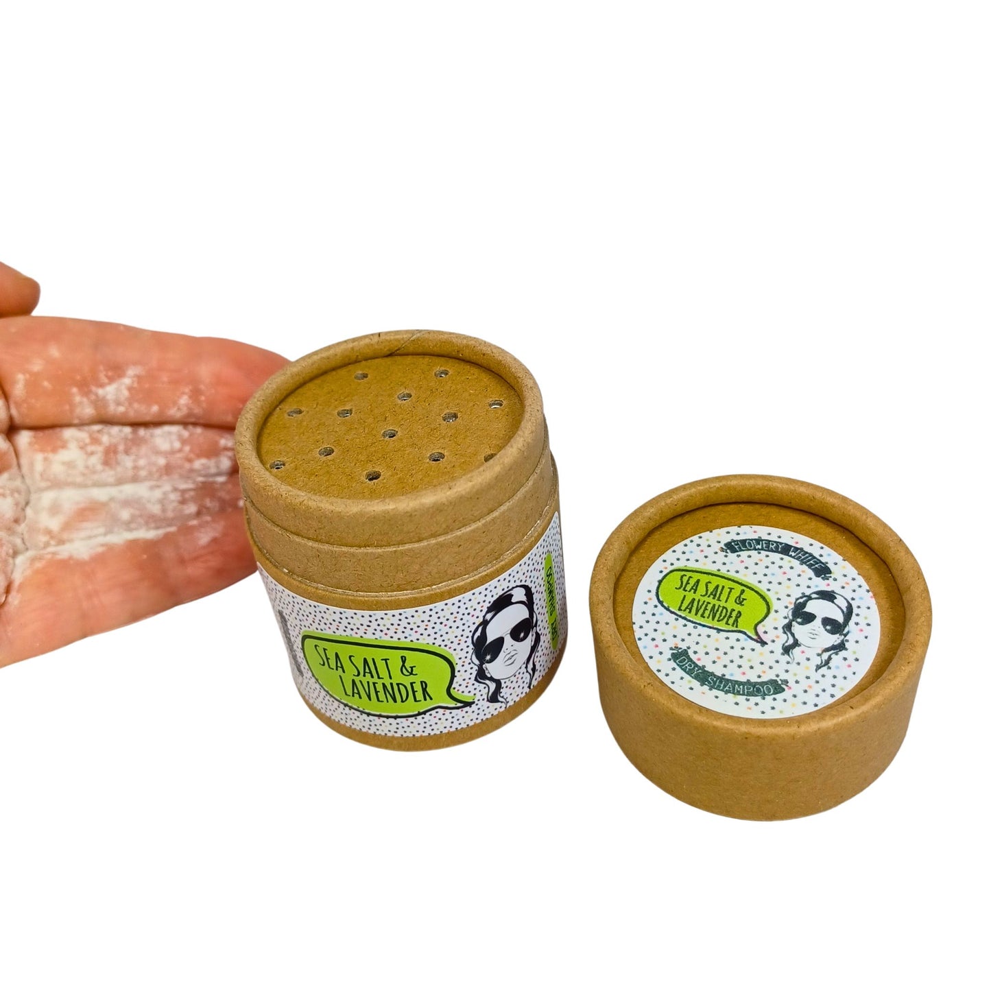 Sea Salt & Lavender - Brush-In Dry Shampoo Shaker Pot