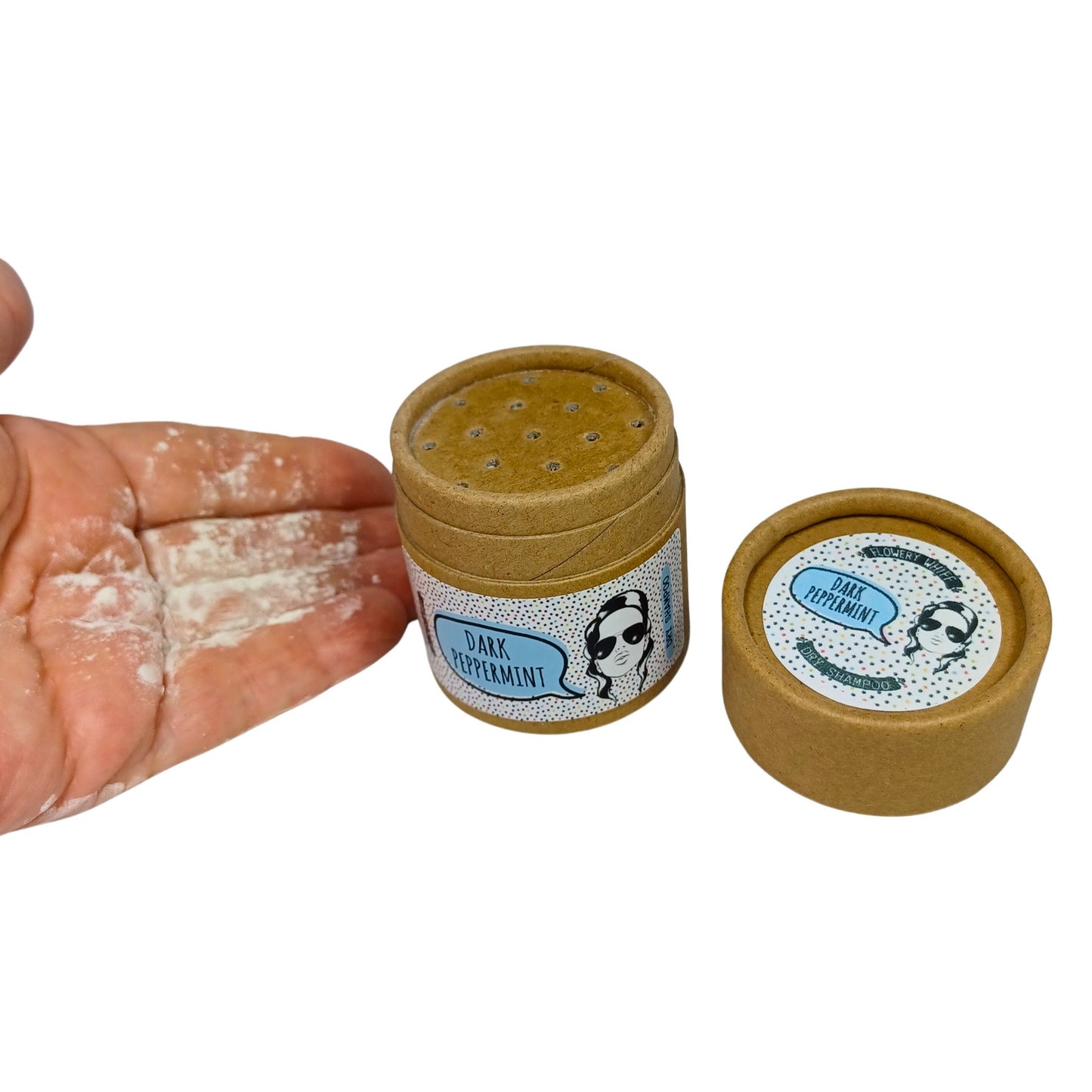 Dark Peppermint - Brush-In Dry Shampoo Shaker Pot
