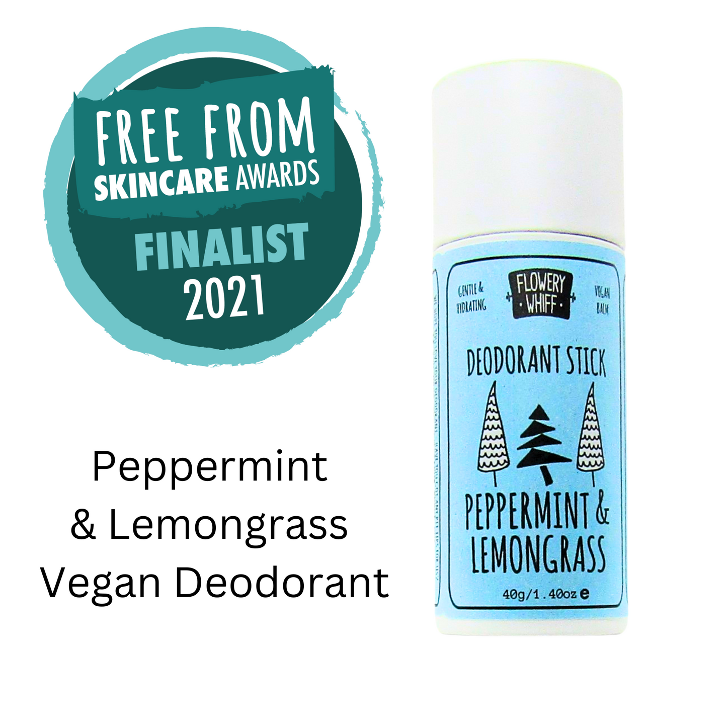 Peppermint & Lemongrass Vegan Deodorant Stick