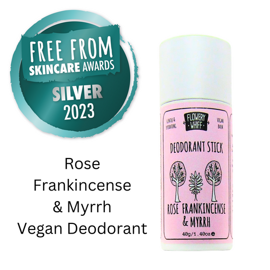 Rose Frankincense & Myrrh Vegan Deodorant Stick