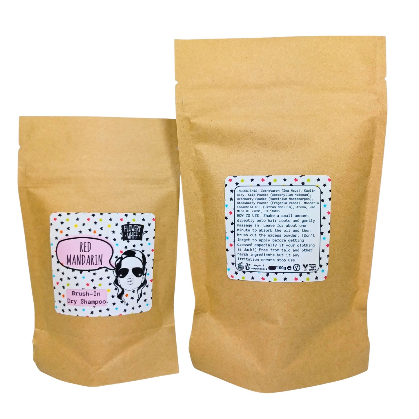 Red Mandarin - Brush-In Dry Shampoo Refill Pouches