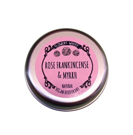 Rose Frankincense & Myrrh Vegan Deodorant Tins
